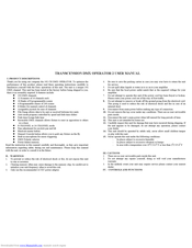 Prolight TRANSCENSION DMX OPERATOR 2 User Manual