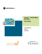 Motorola Canopy 300 Mbps Backhaul User Manual