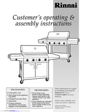 Rinnai Coastal Customer's Operating And Assembly Instructions