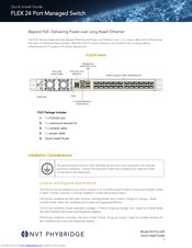 NVT NV-FLX-024 Quick Install Manual