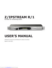 Telos Z/IPStream R/1 User Manual