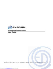 Exadigm XD2500 User Manual