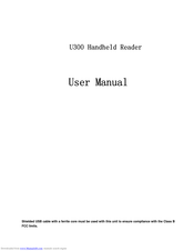 Zoko U300 User Manual