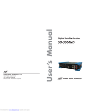 HDT SO-5000ND User Manual