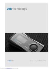 VBK technology Uniquom Manual