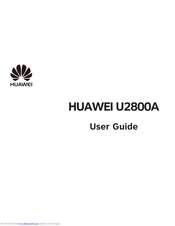 Huawei U2800A User Manual