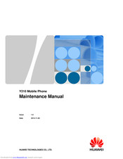 Huawei Ascend Y210 Maintenance Manual