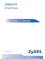 ZyXEL Communications CAM1215 User Manual