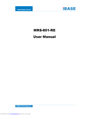 IBASE Technology MRS-801-RE User Manual