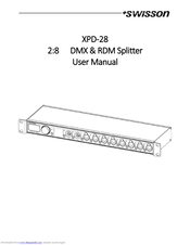 Swisson XPD-28 User Manual