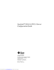 Sun Microsystems SunLink SNA 9.1 PU2.1 Configuration Manual