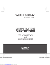 Widex SCOLA FLEX-i User Instructions