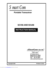 SmartComm SCV08 Instruction Manual