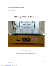 BDSL Ultimaker2 User Manual