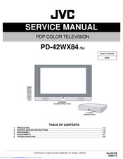JVC PD-42WX84SJ Service Manual