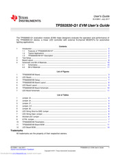 Texas Instruments TPS92830-Q1 User Manual
