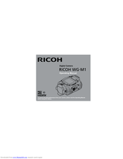 Ricoh WG-M1 Operating Manual