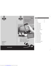 BURG-WACHTER secuENTRY Assembly And User's Manual