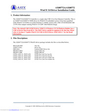 ASIX AX88772A Installation Manual