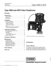 Fisher 4060 Instruction Manual