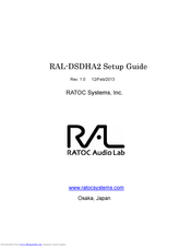 Ratoc Systems RAL-DSDHA2 Setup Manual