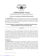 Vanguard V44S Manual