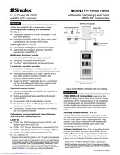 Simplex MINIPLEX 4100-9601 Manual