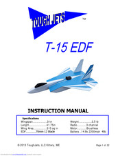 Tough Jets T-15 EDF Instruction Manual