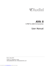 Audial AYA II User Manual