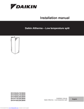 Daikin Altherma EHVH11SU26CB6W Installation Manual