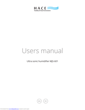 HACE MJS-601 User Manual