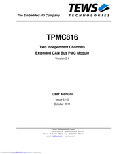 Tews Technologies TPMC816 User Manual