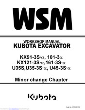 Kubota KX91-3a Workshop Manual