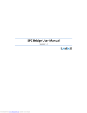 Lundix IT SPC Bridge User Manual