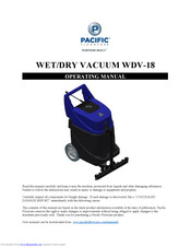 Pacific WDV-18 Operating Manual