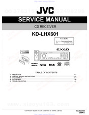 JVC EXAD KD-LHX601 Service Manual