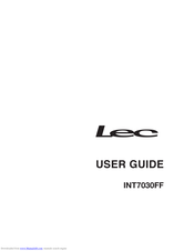 Lec INT7030FF User Manual