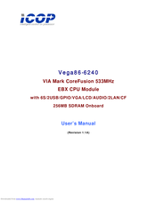 ICOP Technology Vega86-6240 User Manual