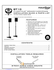 B-Tech Mountlogic BT10 Installation Manual