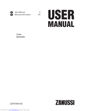 Zanussi ZZP37901XX User Manual