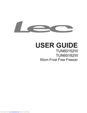 Lec TUN60152W User Manual