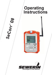 sewerin SeCorr 08 Operating Instructions Manual