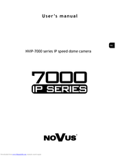 Novus NVIP-7000 series User Manual