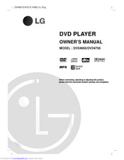 LG DVD4950 Owner's Manual