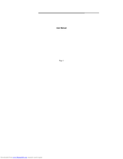 Plum genius p200 User Manual