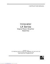 Axcera LU2000ATD Instruction Manual