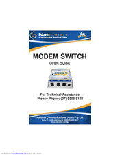 NatComm MODEM SWITCH User Manual