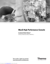 Thermo Scientific MAXQ SHKE435HP Operating And Maintenance Manual