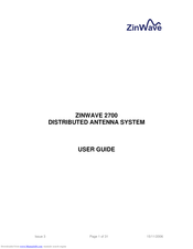 ZinWave 2700 User Manual
