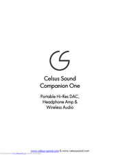 Celsus Sound Companion One Manual